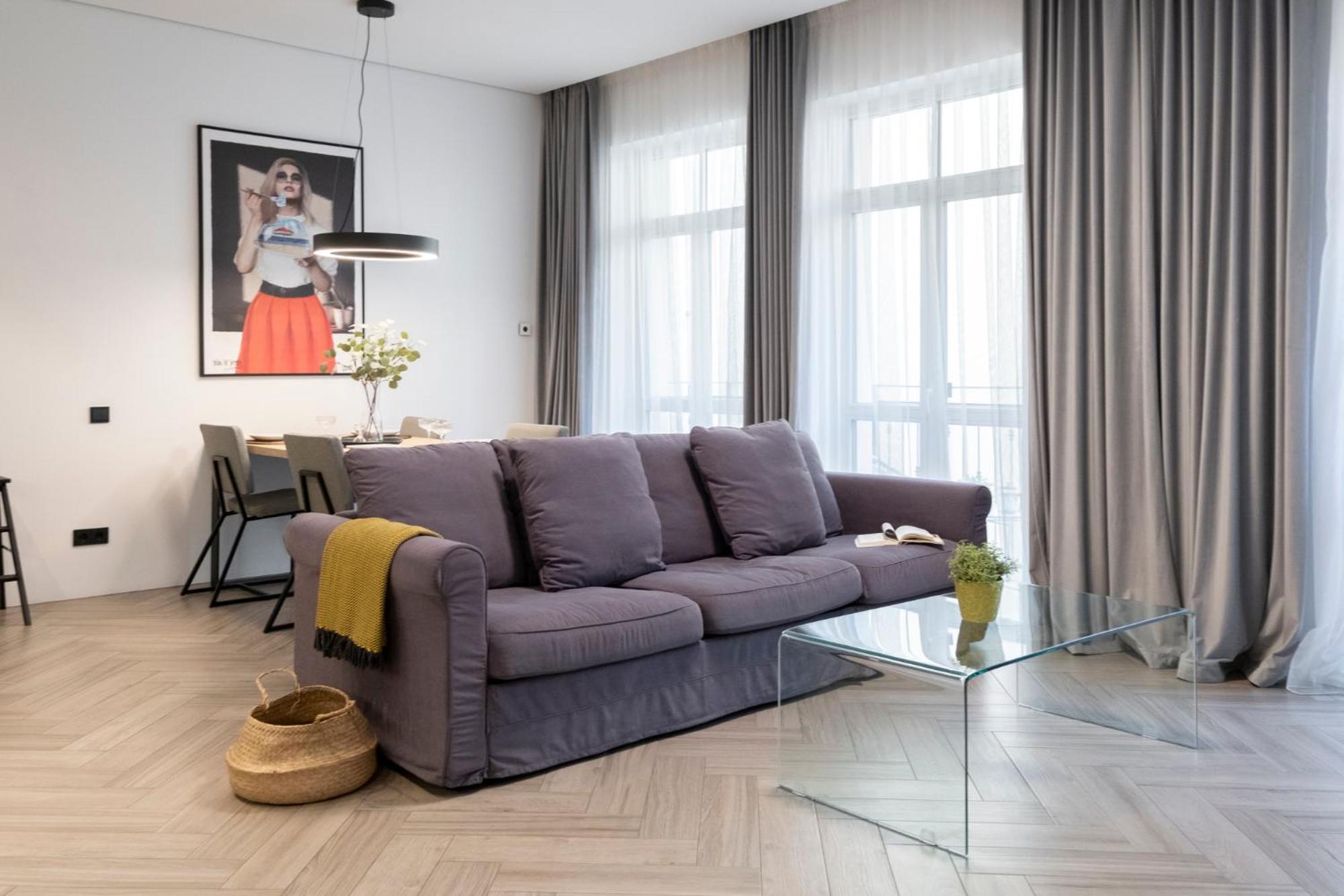 Cohost I Oldtown 60M2 Apt W-Garage Parking, Balcony & Self Check-In VNO Exterior photo