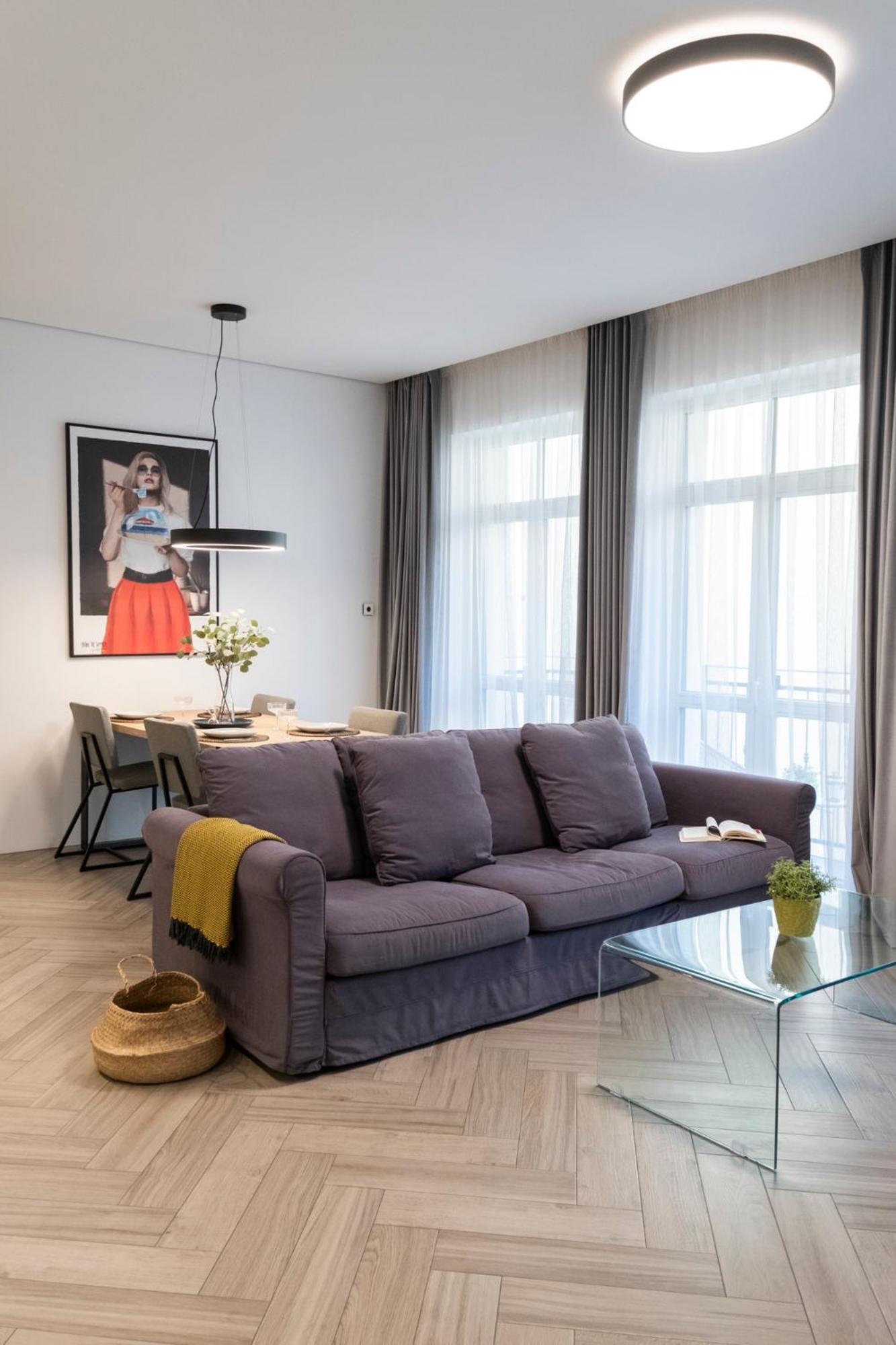 Cohost I Oldtown 60M2 Apt W-Garage Parking, Balcony & Self Check-In VNO Exterior photo