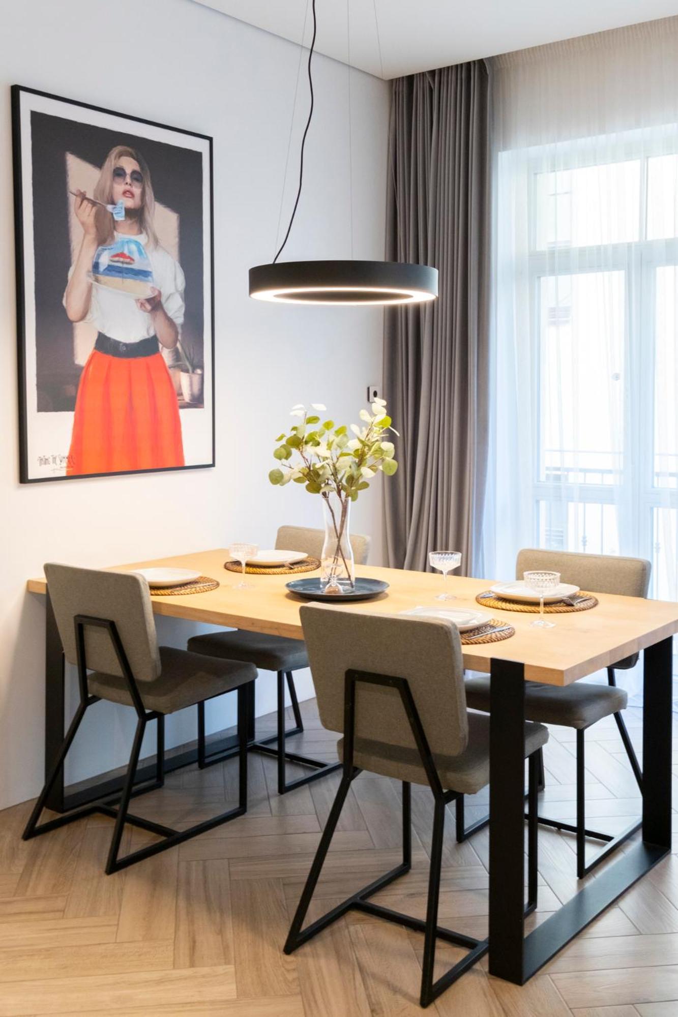 Cohost I Oldtown 60M2 Apt W-Garage Parking, Balcony & Self Check-In VNO Exterior photo